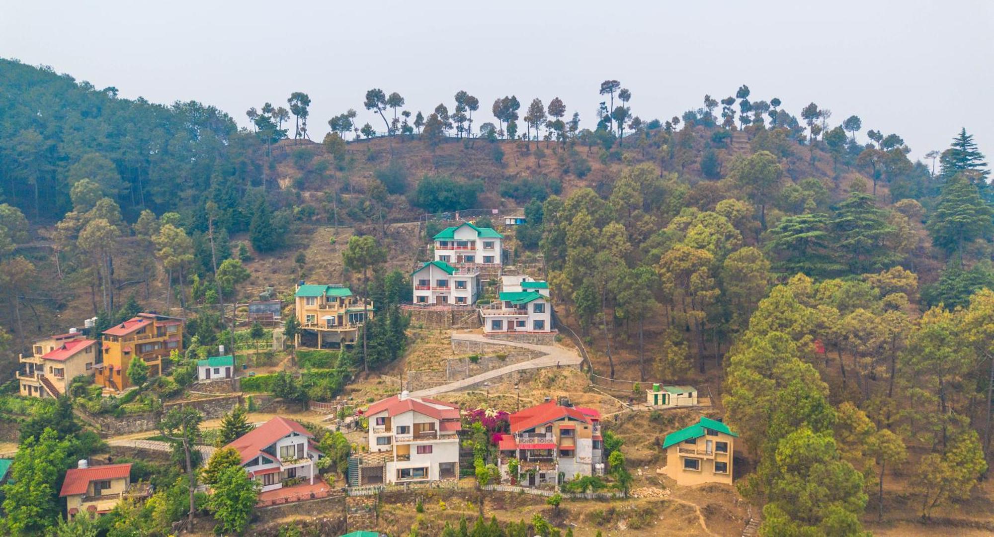 Hostie Sahasrara-3Bhk Chalets, Majkhali, Ranikhet Buitenkant foto